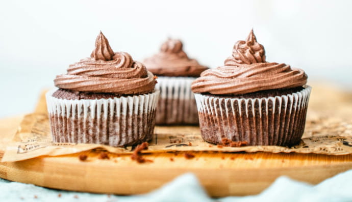 Шоколадные кексы, мафины