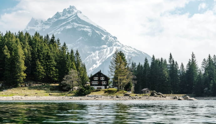 Арнизе – водохранилище в кантоне Ури, Швейцария