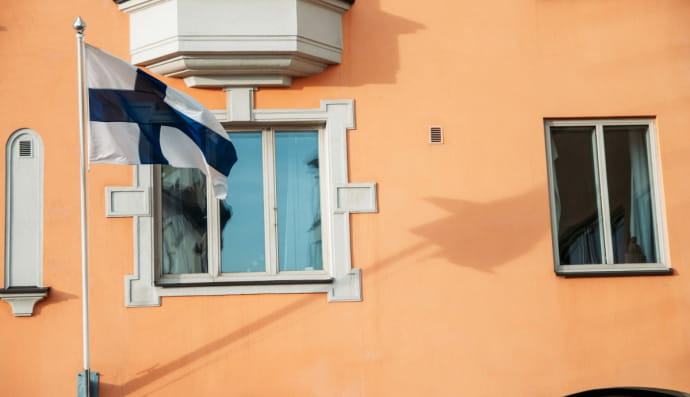 Флаг Финляндии