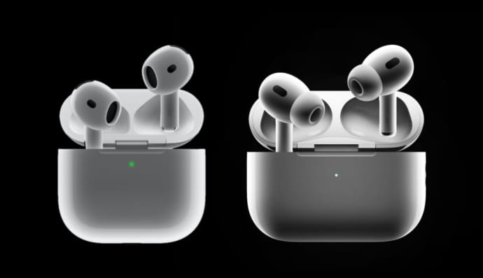 Apple AirPods 4 та Apple AirPods Pro 3 