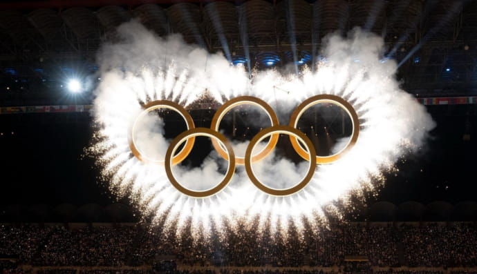 Сцена з церемонії відкриття Олімпіади-2026