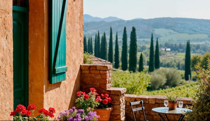 Село в Італії 