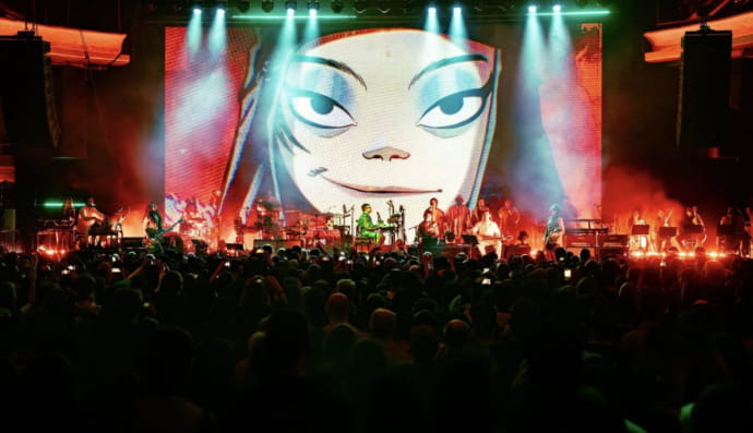 Концерт Gorillaz