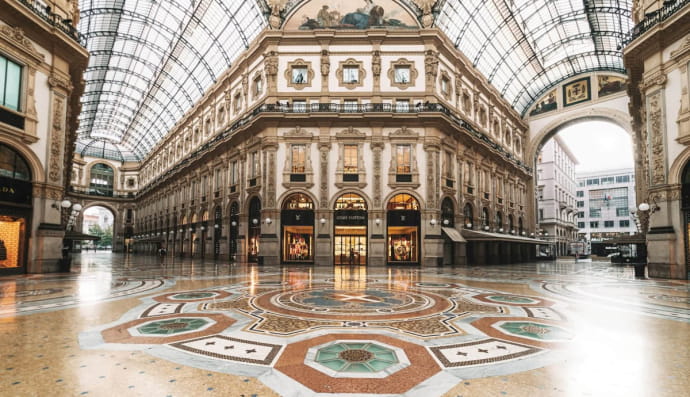 Галерея Віктора Еммануїла II у Мілані, Італія