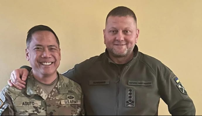 Антоніо Агуто та Валерій Залужний