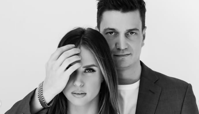 Вікторія Маремуха та її ексчоловік Луї Беллє 