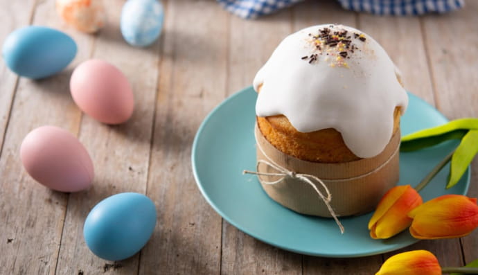 Пасха и крашеные яйца