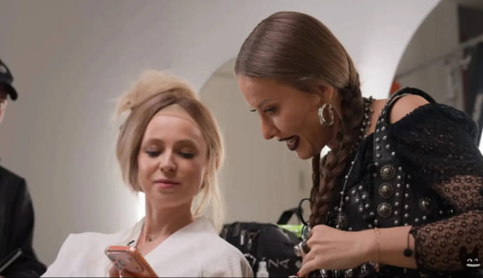 Наталия Поклонская и Ксения Собчак