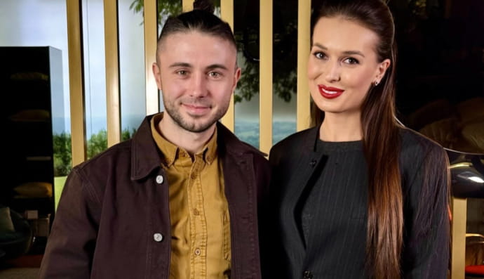 Тарас Тополя та Марічка Довбенко
