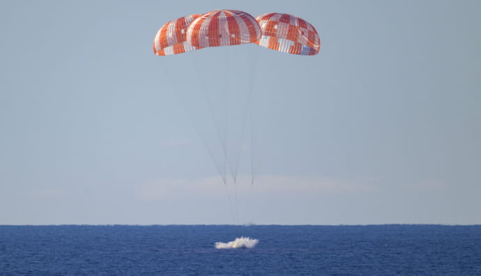 Приводнення екіпажу Artemis II 