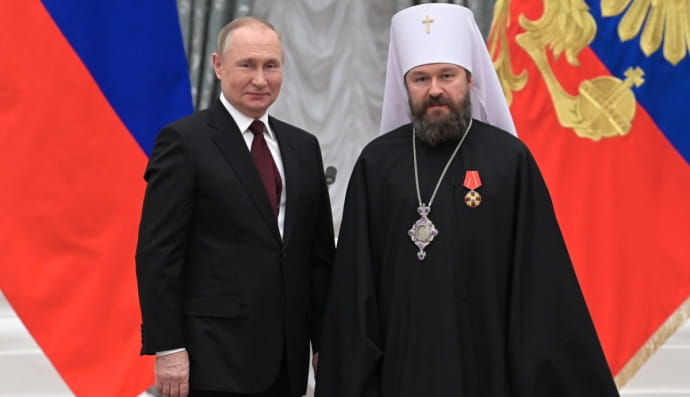 путін і митрополит Іларіон (Алфеєв)