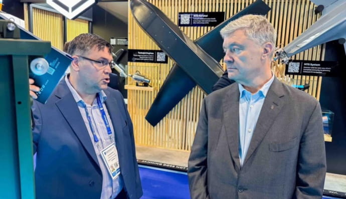Петро Порошенко на Eurosatory 2026