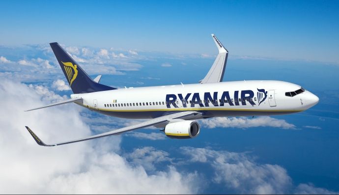 Літак авіакомпанії Ryanair