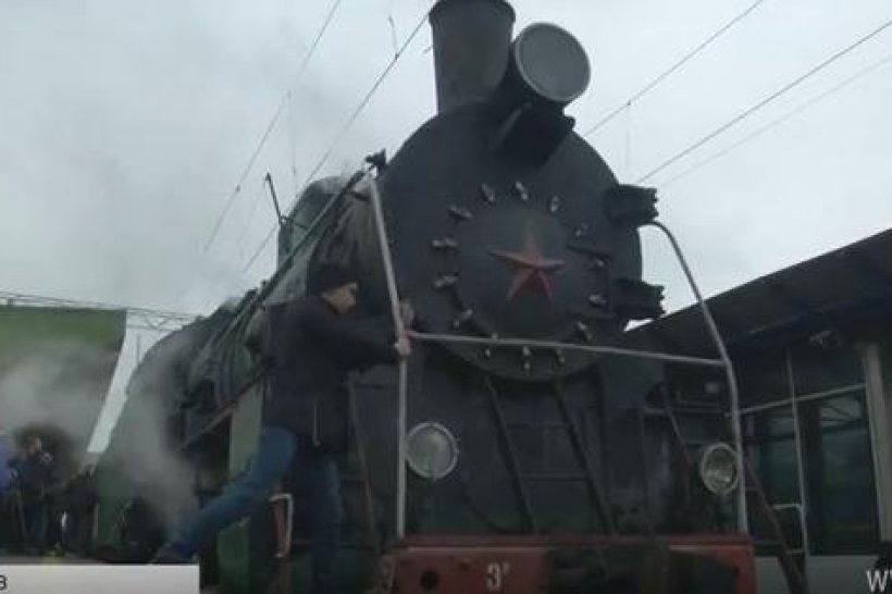 ретро-потяг у Києві