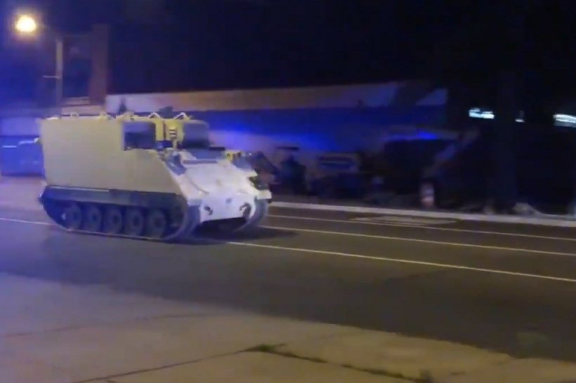 бтр, сша, погоня, поліція