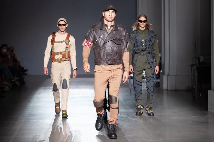 Показ Ukrainian Fashion Week с участием Владимира Кличко