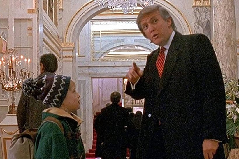Дональд Трамп в " один дома"