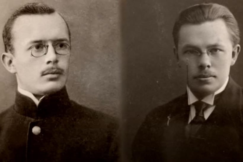 Молоді Віктор Петров (Домонтович) і Микола Зеров