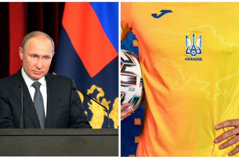 Владимир Путин и форма сборной Украины