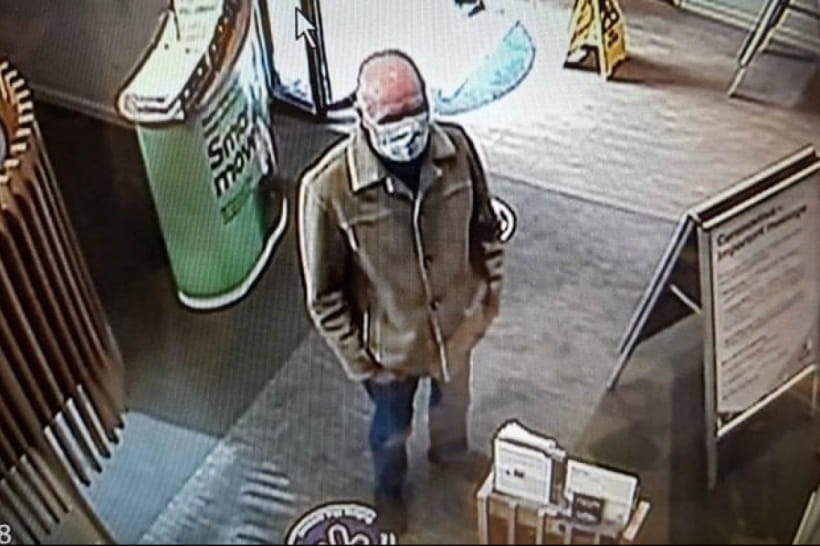Пограбування банку пенсіонером 