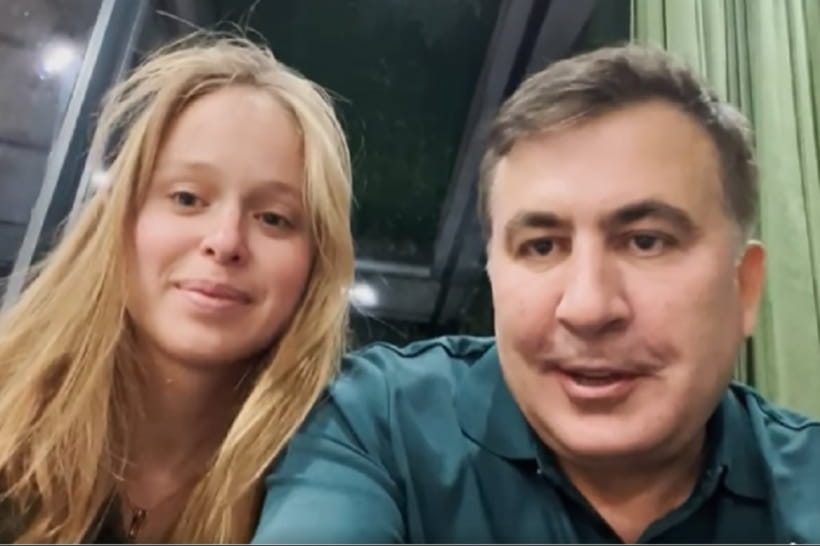 Михаил Саакашвили и Елизавета Ясько