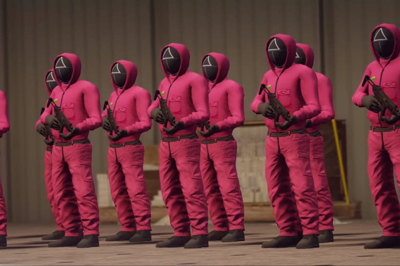 "Гра в кальмара" у GTA V