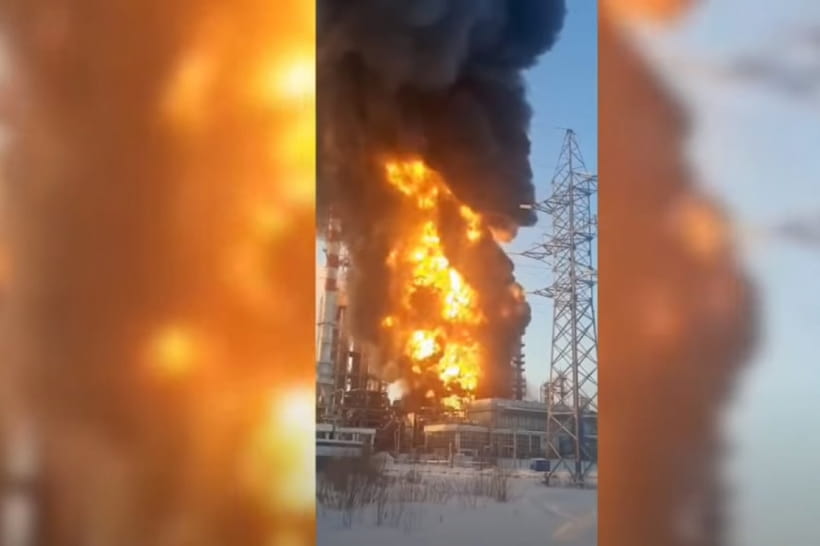 Пожар на Тюменском НПЗ