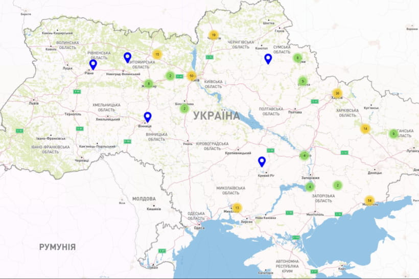 Онлайн-мапа