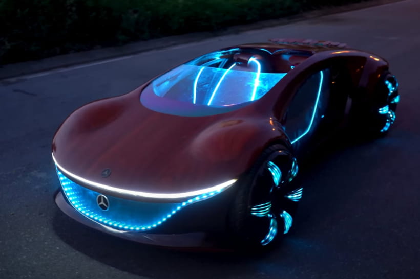 Дерев'яна копія Mercedes-Benz Vision AVTR 