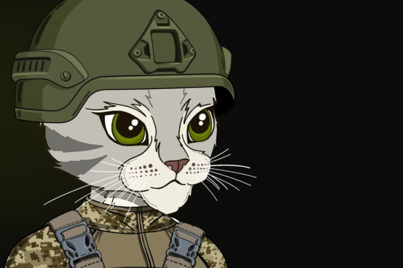 Один из NFT-котов
