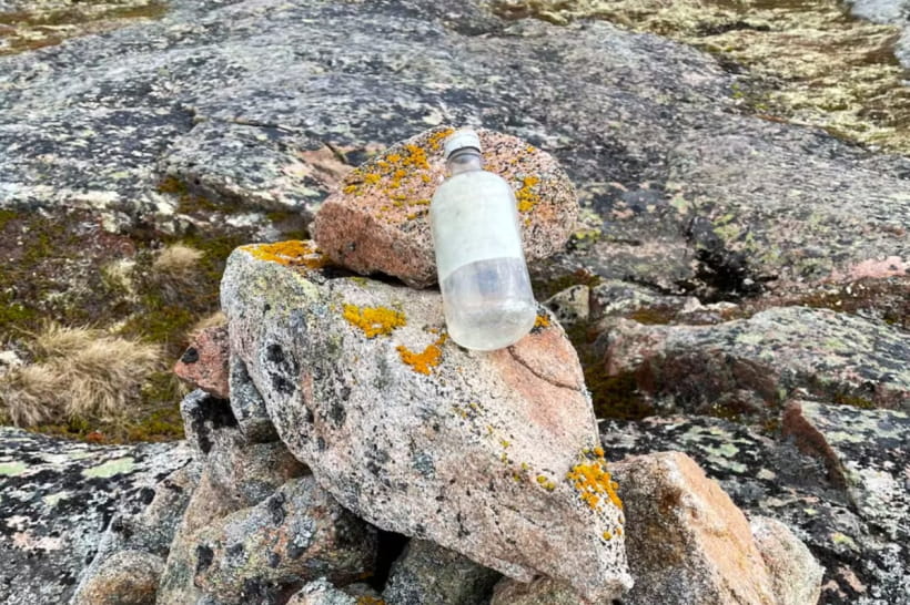 История бутылки с посланием