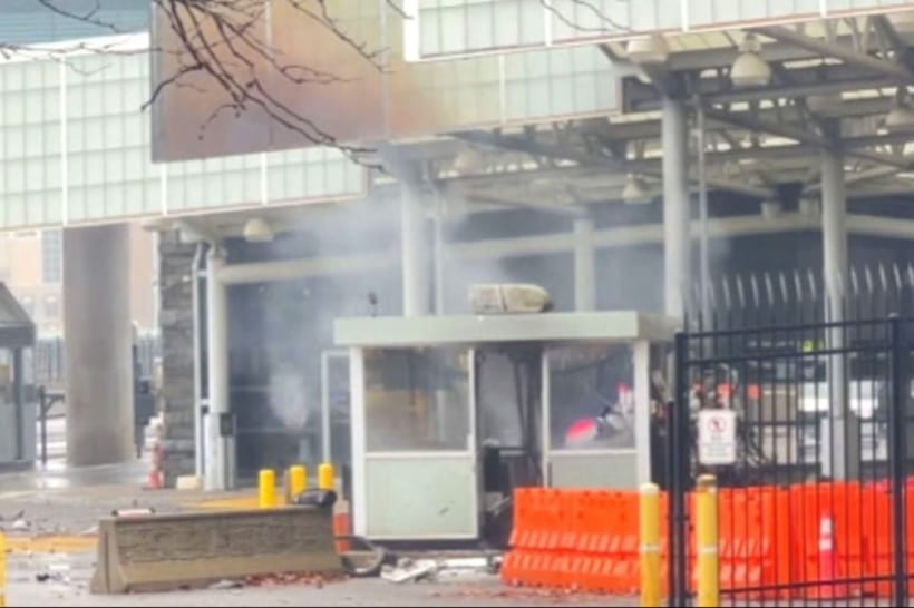 Место взрыва