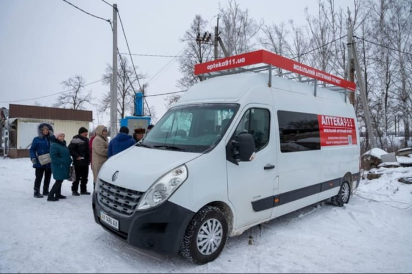 В Украине заработала первая мобильная аптека