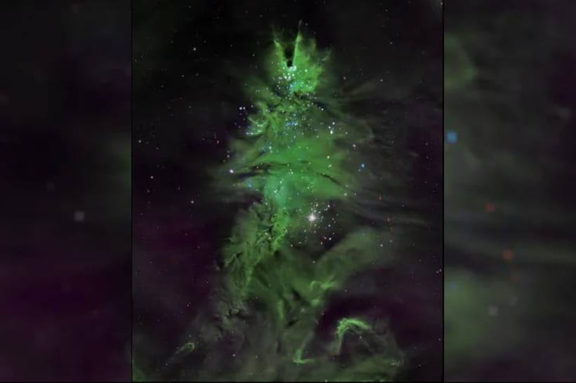 Космічна "новорічна ялинка" від NASA