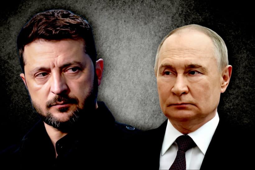 Володимир Зеленський і путін