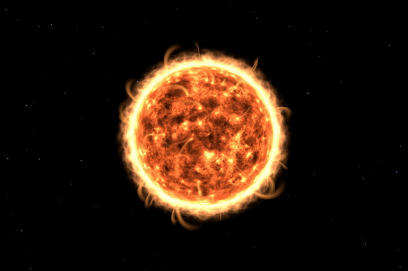 Солнце, магнитная буря