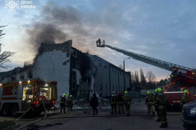 Наслідки обстрілу по Києву