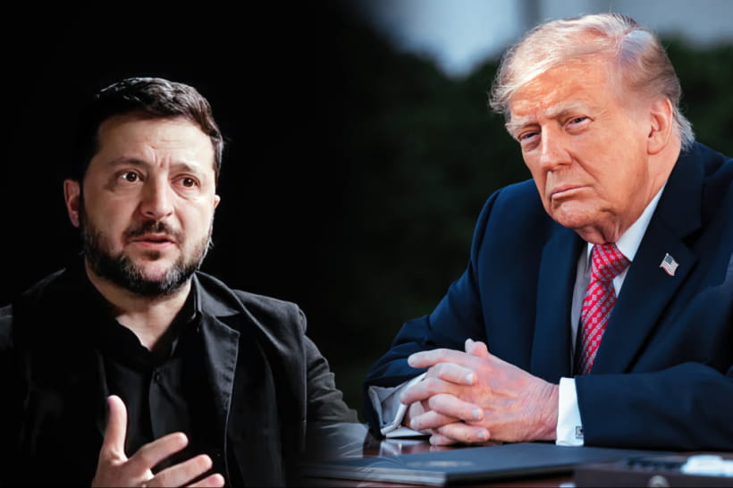 Зеленський та Трамп 