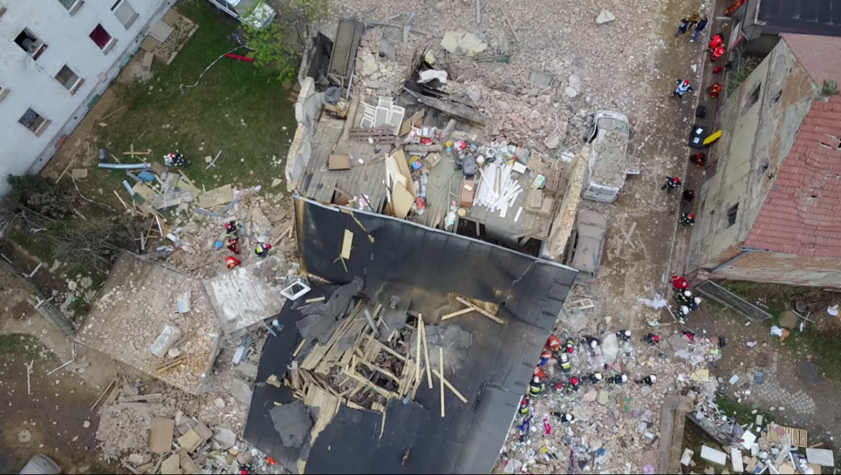 Обвал будинку в Польщі