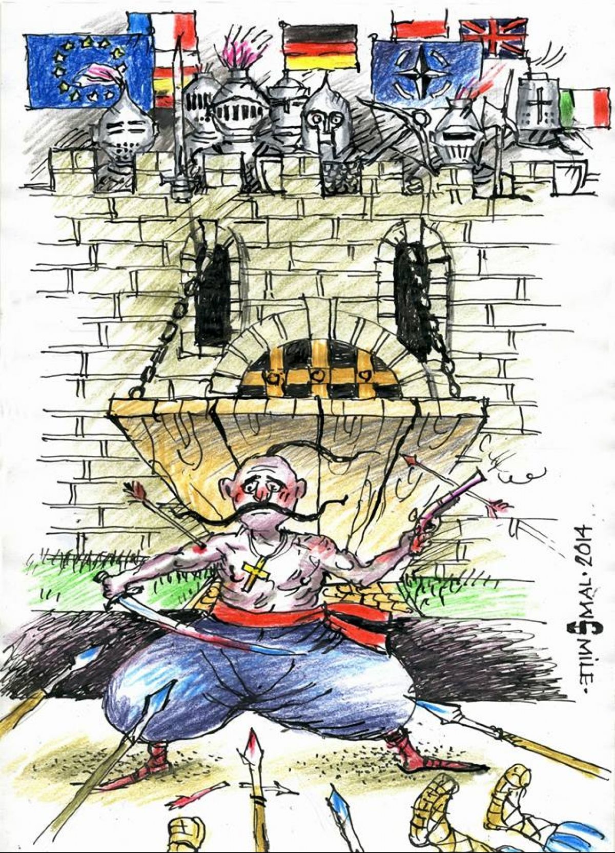 Карикатура Олега Смаля