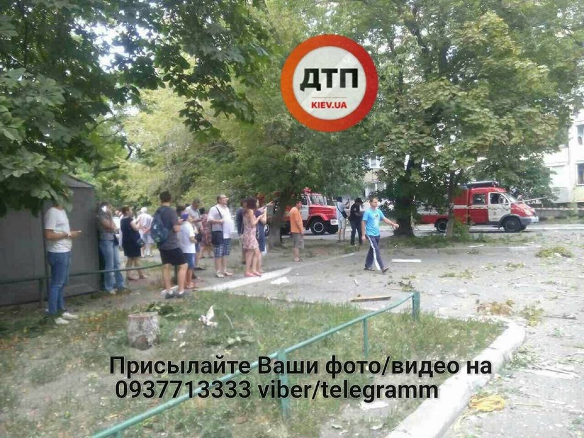 Вибух у Голосіївському районі Києва