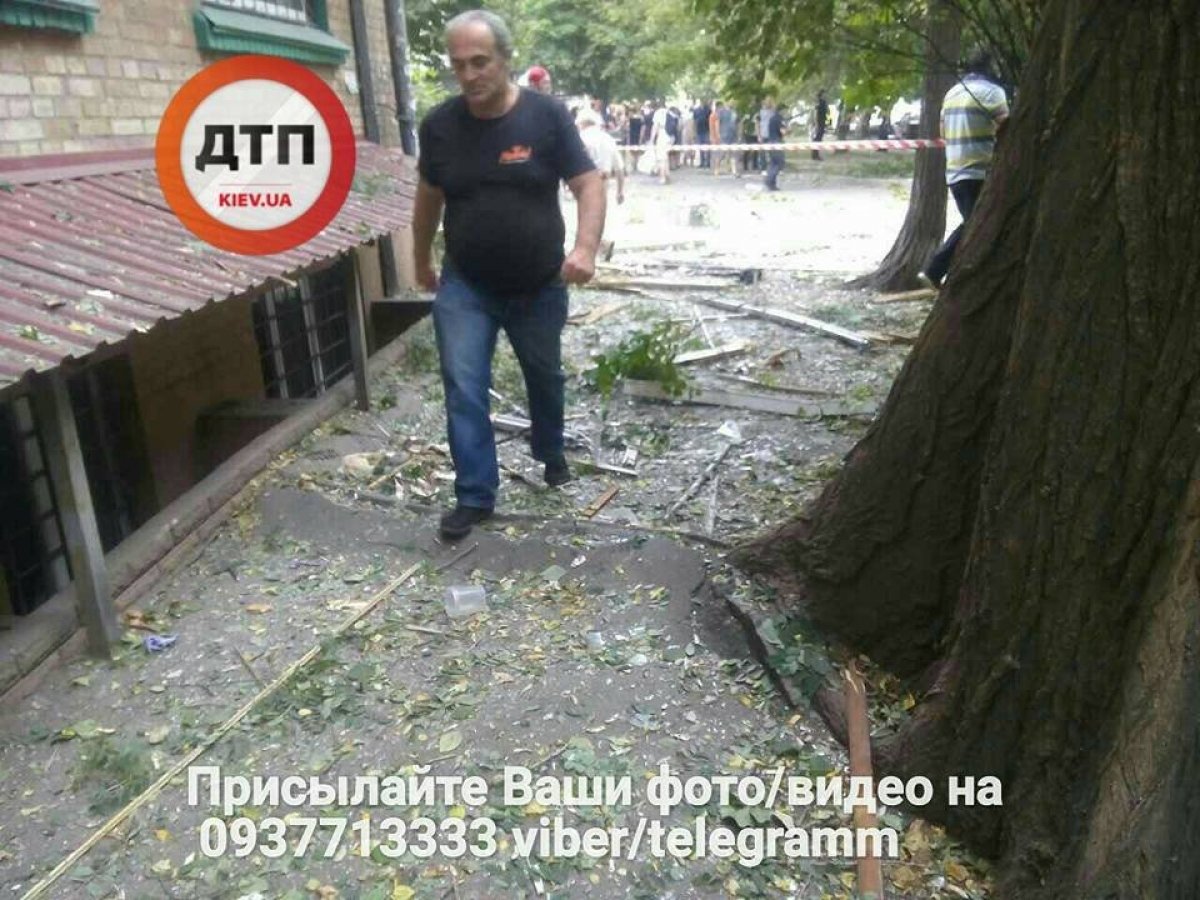 Вибух у Голосіївському районі Києва