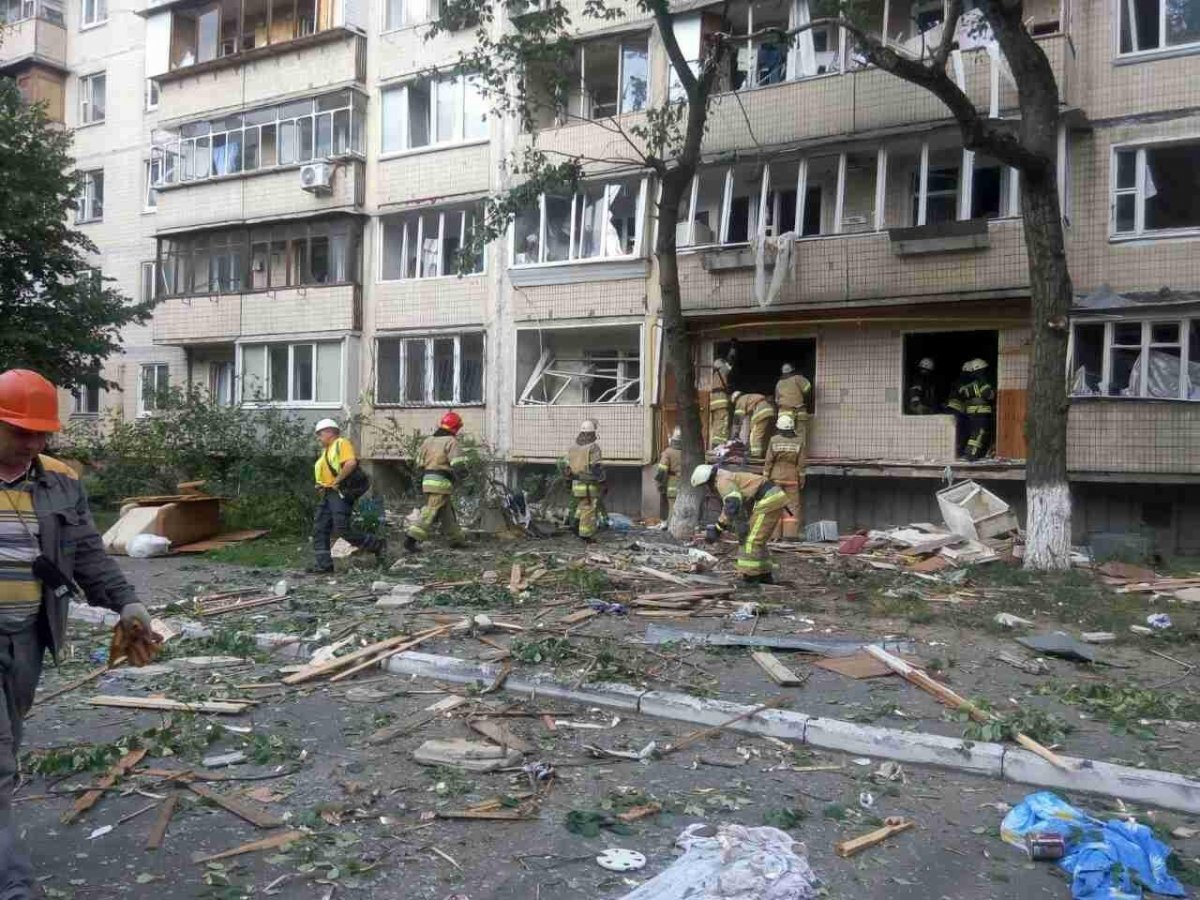 Вибух у Голосіївському районі Києва