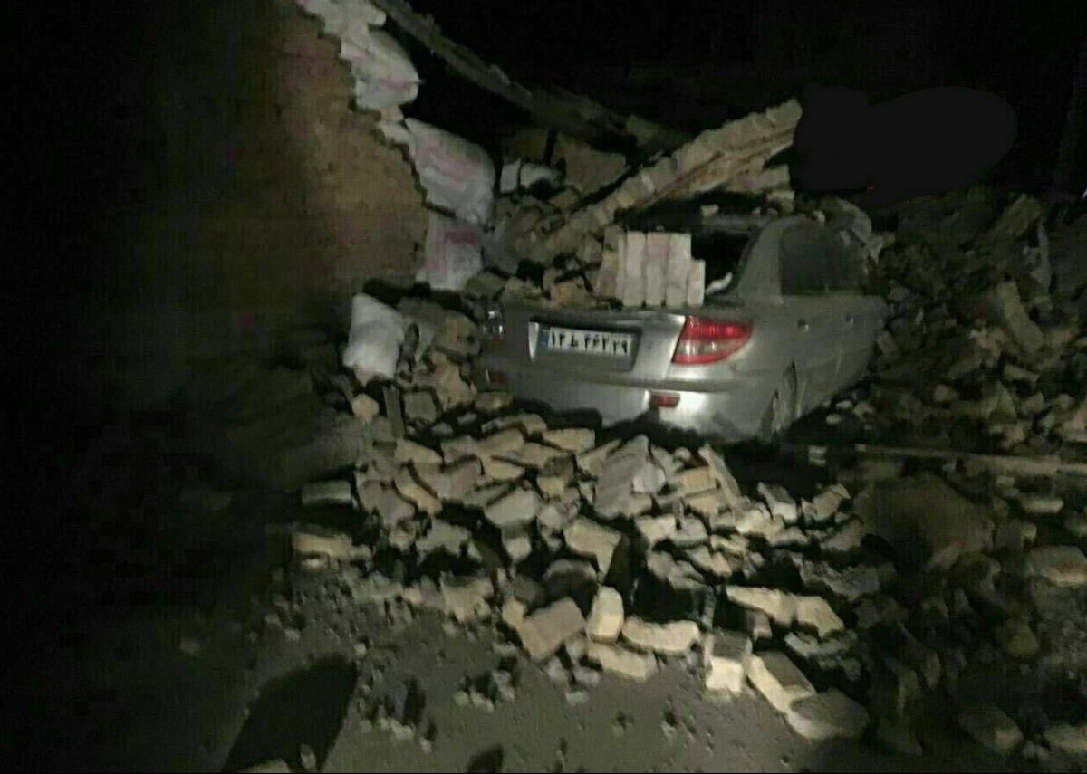 Землетрус на кордоні Ірану, Іраку