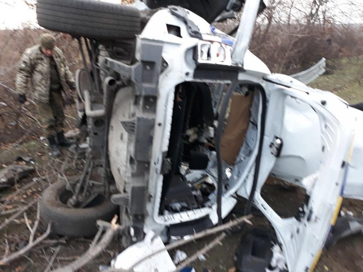 Біля Талаківки підірвався екіпаж поліції