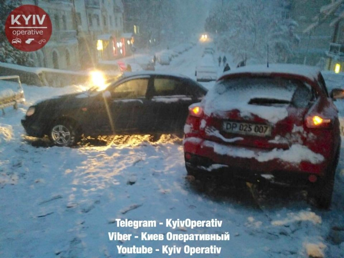 Київ сніг ДТП