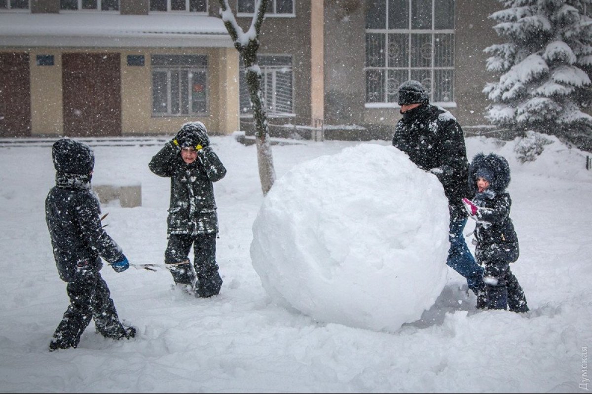 Зима в Одесі