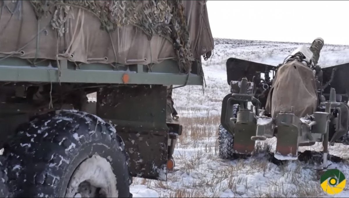 Навчання артилеристів на Приазов'ї