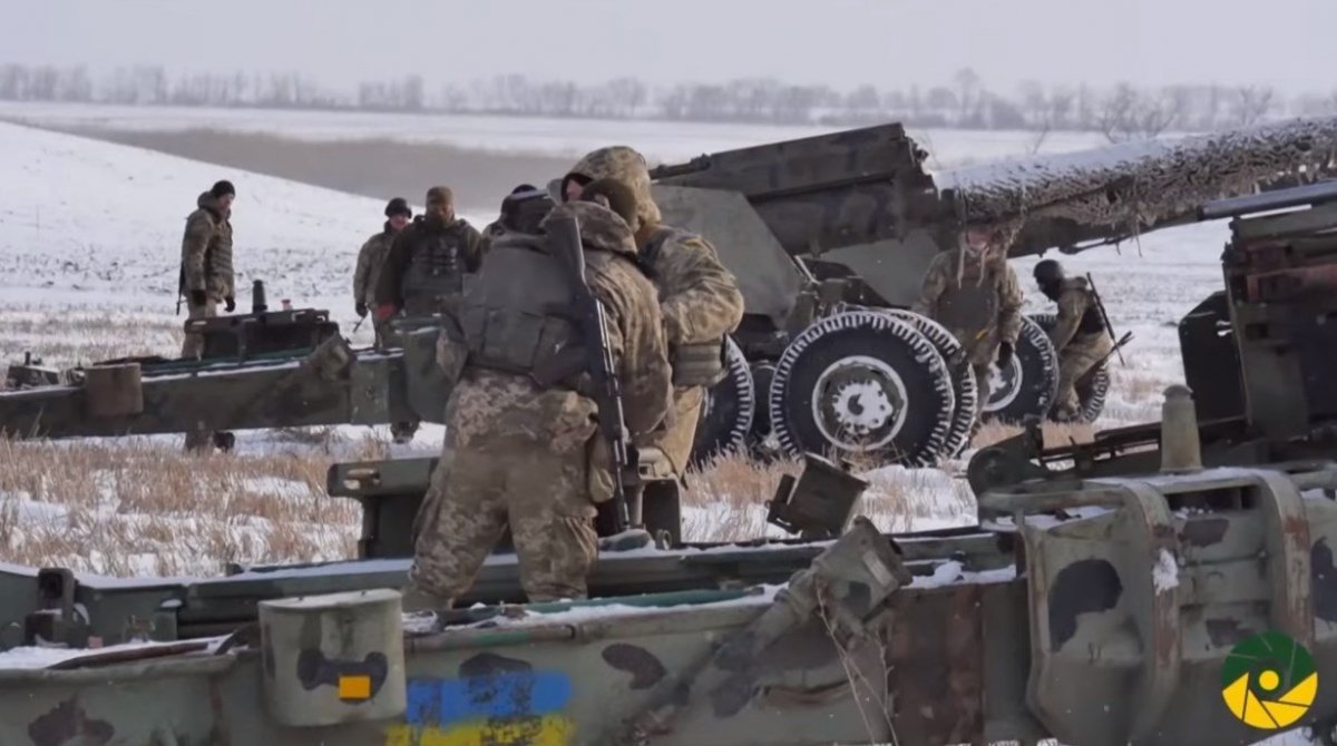 Навчання артилеристів на Приазов'ї