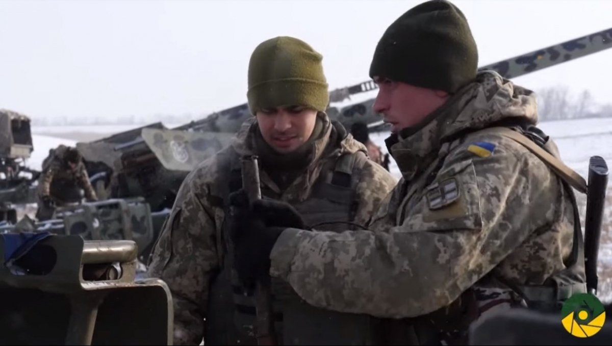 Навчання артилеристів на Приазов'ї